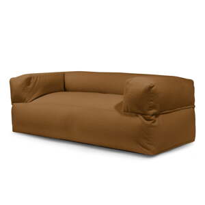 Smeđa vreća za sjedenje od bouclé tkanine Sofa MooG – SLOWDOWN
