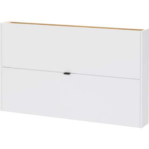 Bijeli preklopni/viseći ormarić za cipele u dekoru hrasta 140x83x18 cm Ameca – Germania
