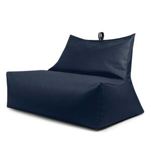 Tamno plava vreća za sjedenje od imitacije kože Icy Sofa – So Soft?