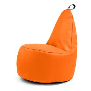 Narančasta vreća za sjedenje od imitacije kože Lull XL – So Soft?
