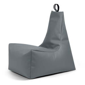 Siva vreća za sjedenje od imitacije kože Icy XL – So Soft?