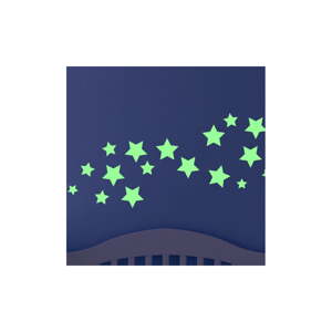Svijetleća naljepnica Ambiance Simple Stars