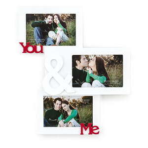 Zidni drveni okvir za fotografije Tomasucci You and me, 10 x 15 cm