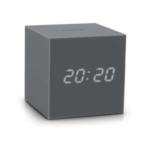 Siva LED budilica Gingko Gravity Cube