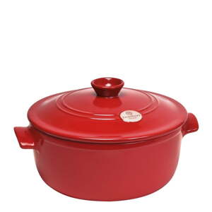 Crveni lonac s poklopcem Emile Henry Flame, ⌀ 27 cm
