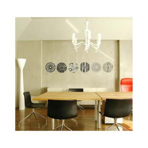 Naljepnica Ambiance Grey And Black Circles