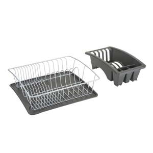 Stalak za cijeđenje posuđa Metaltex Aquatex Plus 35 x 30 cm