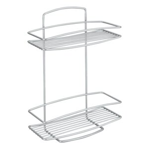 Zidni stalak s 2 nivoa Metaltex Onda, 26 x 35 cm
