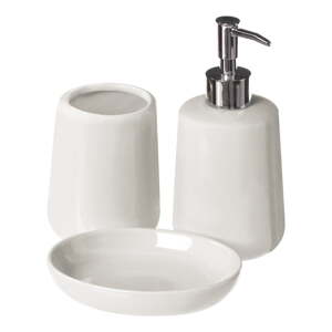Bijeli kameni set pribora za kupaonicu Moon – Premier Housewares