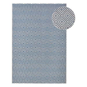 Plavi vanjski tepih NORTHRUGS Karo, 140 x 200 cm