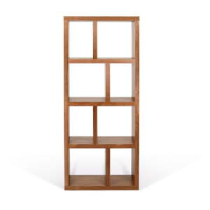 Smeđa biblioteka u dekoru oraha 70x159 cm Berlin – TemaHome