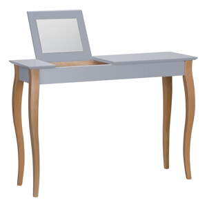 Sivi toaletni stolić sa zrcalom Ragaba Dressing Table, dužine 105 cm