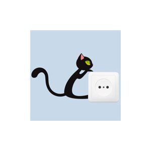 Naljepnica Fanastick Black Cat