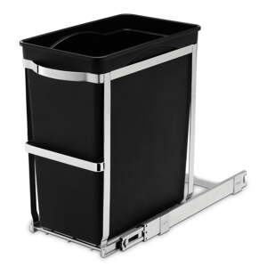 Plastična kanta za smeće, 30 l crna - simplehuman