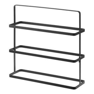 Crni metalni stalak za cipele Tower Shoe Rack – YAMAZAKI