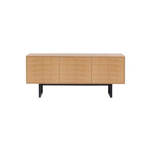 Komoda od hrastovine Woodman Camden Herringbone, 175 x 75 cm