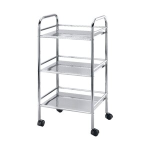 Metalna mobilna polica srebrne boje 41x75 cm - Wenko