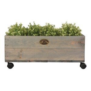 Kutija na kotače od borovine Esschert Design, širina 59 cm