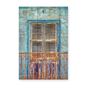 Drveni ukrasni znak 40x60 cm Balcony – Really Nice Things