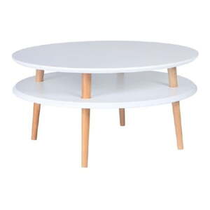 Bijela stol za kavu Ragaba UFO, Ø 70 cm