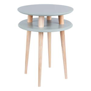 Tamnosivi stolić Ragaba UFO, Ø 45 cm