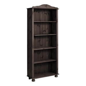 Smeđa biblioteka od masivnog bora 70x181 cm Ella – Støraa