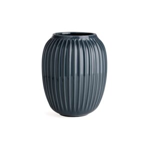Antracit kamena vaza Kähler Design Hammershoi, visina 20 cm