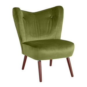 Zelena fotelja Max Winzer Sari Velvet