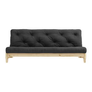 Kauč na razvlačenje Karup Design Fresh Natural Clear/Tamnosiva