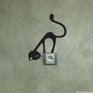 Naljepnica Ambiance Funny Cat