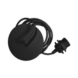 Crni viseći kabel za svjetiljke UMAGE Rosette, dužina 210 cm
