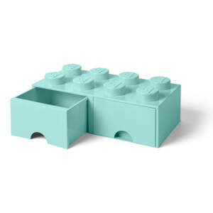 Mint zelena kutija za pohranu s dvije ladice LEGO®