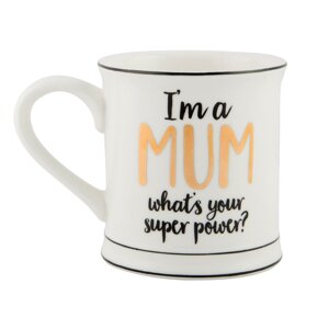 Porculanska šalica Sass & Belle Super Mum, 400 ml