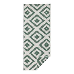 Krem-zeleni vanjski tepih NORTHRUGS Malta, 80 x 345 cm