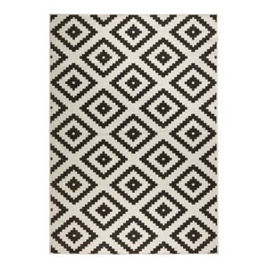 Krem-crni vanjski tepih NORTHRUGS Malta, 120 x 170 cm