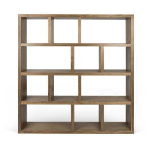 Biblioteka u dekoru oraha u prirodnoj boji 150x159 cm Berlin – TemaHome