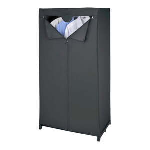 Crni tekstilni ormar 75x150 cm Deep – Wenko