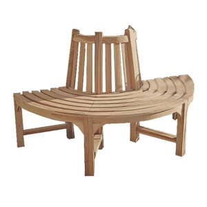 Smeđa vrtna klupa od masivnog drveta Java – Garden Pleasure
