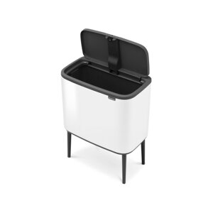 Bijela željezna kanta za smeće na dodir 36 l Bo Touch Bin – Brabantia