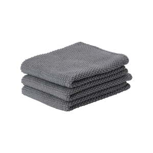 Set s 3 tamnosive pamučne kuhinjske krpe Zone Prado, 27 x 27 cm