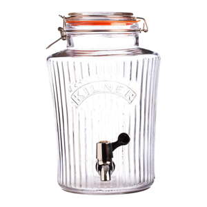 Staklena posuda za napitke sa slavinom Kilner Vintage, 5 l