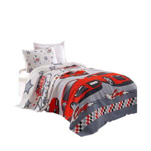 Dječji pamučni prekrivač za krevet Eponj Home Cars, 160 x 235 cm
