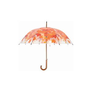 Prozirni kišobran Esschert Design Ambiance Birdcage Fall Leaves, ⌀ 93 cm