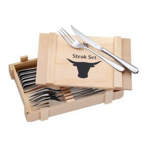 Set s 6 pribora za jelo u drvenoj kutiji WMF Cromargan®