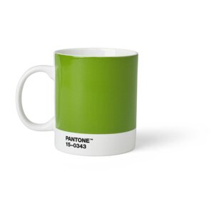 Zelena keramička šalica 375 ml Green 15-0343 – Pantone