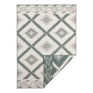 Zeleno-krem vanjski tepih NORTHRUGS Malibu, 290 x 200 cm