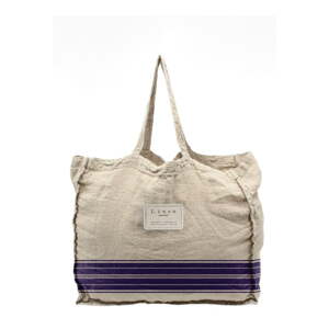 Platnena ​torba Really Nice Things Blue Stripes, širina 42 cm