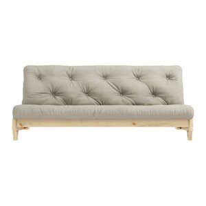 Kauč na razvlačenje Karup Design Fresh Natural Clear/Lan Bež