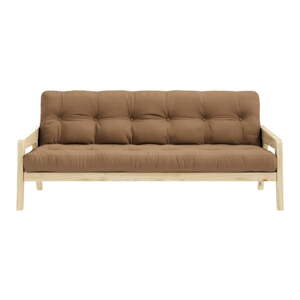 Kauč na razvlačenje 204cm Karup Design Grab Natural Clear/Mocca