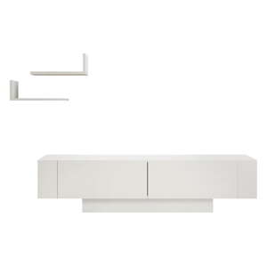 Bijeli TV set 150x42 cm Matera – Zena Home
